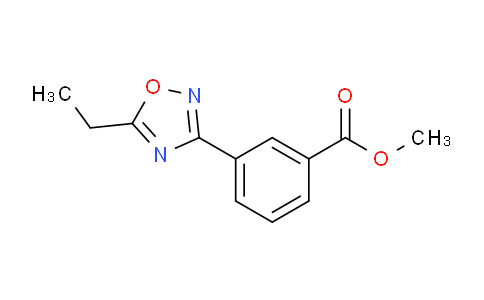 CAS No. 1166756-75-7, Methyl 3-(5-ethyl-1,2,4-oxadiazol-3-yl)benzoate