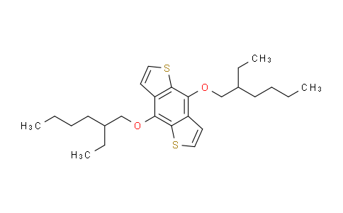 CAS No. 1160823-77-7, 4,8-Bis((2-ethylhexyl)oxy)benzo[1,2-b:4,5-b']dithiophene