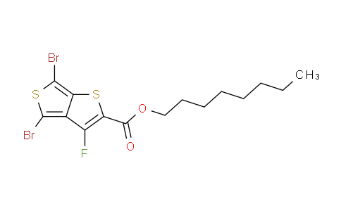 CAS No. 1160823-76-6, Octyl 4,6-dibromo-3-fluorothieno[3,4-b]thiophene-2-carboxylate