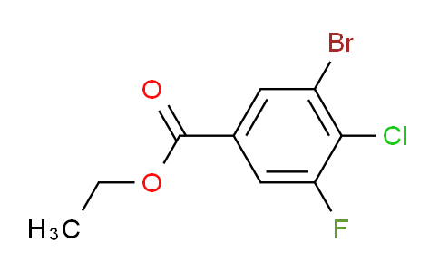 CAS No. 1160574-71-9, Ethyl 3-bromo-4-chloro-5-fluorobenzoate
