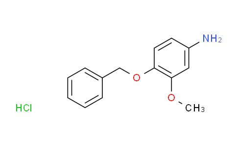 CAS No. 1159825-08-7, 4-(Benzyloxy)-3-methoxyaniline hydrochloride