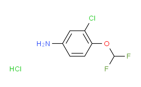 CAS No. 115700-24-8, 3-Chloro-4-(difluoromethoxy)aniline hydrochloride