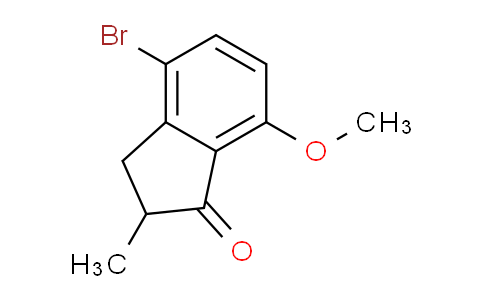 CAS No. 1155261-18-9, 4-Bromo-7-methoxy-2-methyl-2,3-dihydro-1H-inden-1-one
