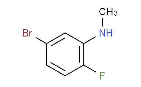 CAS No. 1153252-25-5, 5-Bromo-2-fluoro-N-methylaniline
