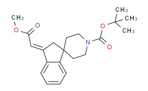CAS No. 1151766-49-2, 1'-(tert-Butoxycarbonyl)-spiro[indane-3,4'-piperidine]-1-ylidene-acetic acid methyl ester