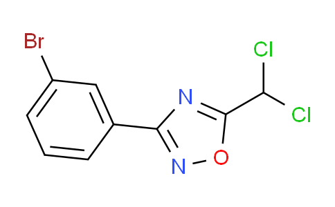 CAS No. 1150164-54-7, 3-(3-Bromophenyl)-5-(dichloromethyl)-1,2,4-oxadiazole