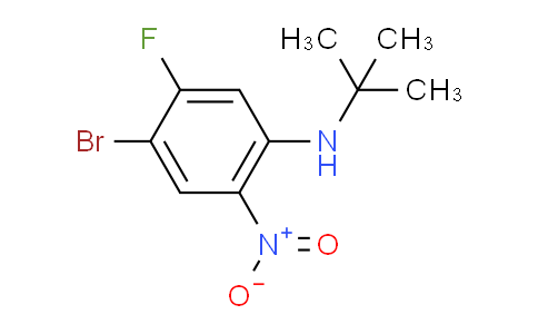 CAS No. 1150114-26-3, 4-Bromo-N-(tert-butyl)-5-fluoro-2-nitroaniline