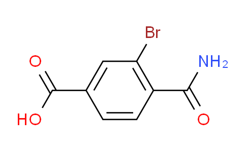 CAS No. 1149386-07-1, 3-Bromo-4-carbamoylbenzoic acid