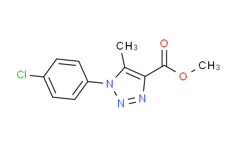 CAS No. 1147199-25-4, Methyl 1-(4-chlorophenyl)-5-methyl-1H-1,2,3-triazole-4-carboxylate