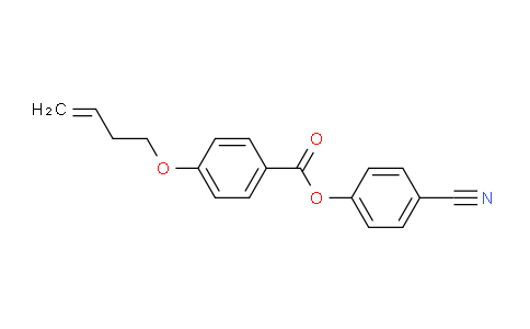 CAS No. 114482-57-4, 4-Cyanophenyl 4-(but-3-en-1-yloxy)benzoate