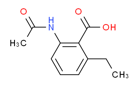 CAS No. 66232-47-1, 2-(Acetylamino)-6-ethylbenzoicacid