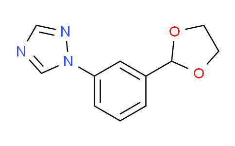 CAS No. 1141669-93-3, 2-[3-(1,2,4-Triazol-1-yl)phenyl]-1,3-dioxolane