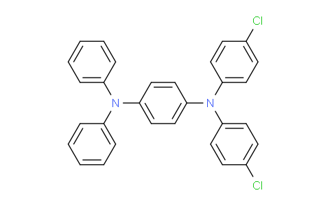 CAS No. 113703-66-5, N1,N1-Bis(4-chlorophenyl)-N4,N4-diphenylbenzene-1,4-diamine
