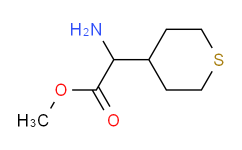 CAS No. 1134603-63-6, Methyl 2-amino-2-(tetrahydro-2H-thiopyran-4-yl)acetate