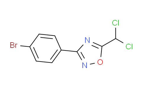 CAS No. 1133116-19-4, 3-(4-Bromophenyl)-5-(dichloromethyl)-1,2,4-oxadiazole