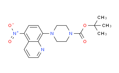CAS No. 1133115-74-8, tert-Butyl 4-(5-nitroquinolin-8-yl)piperazine-1-carboxylate