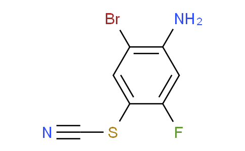 CAS No. 1133115-25-9, 2-Bromo-5-fluoro-4-thiocyanatoaniline