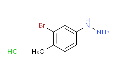 CAS No. 112626-91-2, (3-Bromo-4-methylphenyl)hydrazine hydrochloride