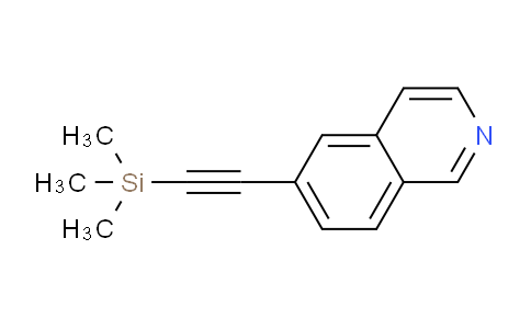 CAS No. 1105710-05-1, 6-((Trimethylsilyl)ethynyl)isoquinoline