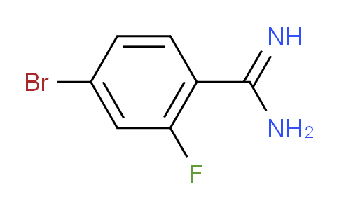 CAS No. 1100752-71-3, 4-Bromo-2-fluorobenzimidamide