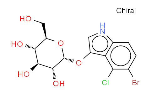 CAS No. 108789-36-2, 5-溴-4-氯-3-吲哚基-D-吡喃葡糖苷