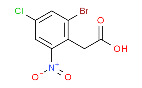 CAS No. 1082040-47-8, (2-Bromo-4-chloro-6-nitrophenyl)acetic acid