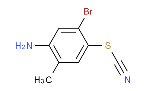 CAS No. 1081803-34-0, 5-Bromo-2-methyl-4-thiocyanatoaniline