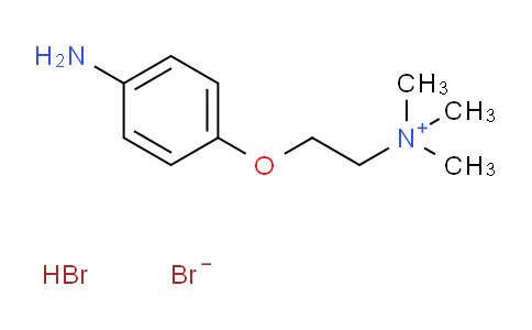 CAS No. 1076196-38-7, 2-(4-Aminophenoxy)-N,N,N-trimethylethanaminium bromide hydrobromide