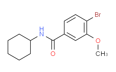 CAS No. 1072944-40-1, N-Cyclohexyl 4-bromo-3-methoxybenzamide