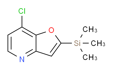 CAS No. 1071540-51-6, 7-chloro-2-(trimethylsilyl)furo[3,2-b]pyridine
