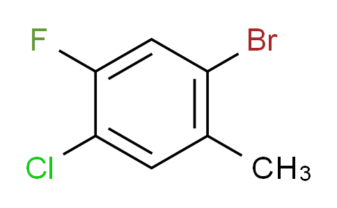 CAS No. 1067882-53-4, 1-Bromo-4-chloro-5-fluoro-2-methylbenzene