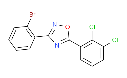 CAS No. 1065074-34-1, 3-(2-Bromophenyl)-5-(2,3-dichlorophenyl)-1,2,4-oxadiazole