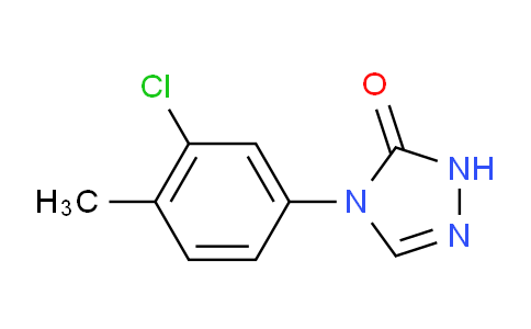 CAS No. 1065074-18-1, 4-(3-Chloro-4-methylphenyl)-1H-1,2,4-triazol-5(4H)-one