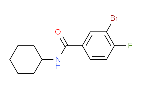 CAS No. 1065074-00-1, 3-Bromo-N-cyclohexyl-4-fluorobenzamide