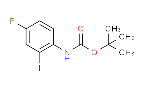CAS No. 1060813-09-3, tert-Butyl (4-fluoro-2-iodophenyl)carbamate
