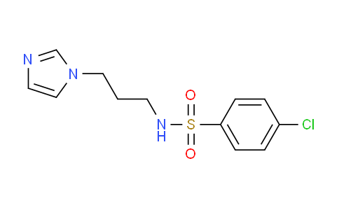 CAS No. 105771-36-6, N-[3-(1-imidazolyl)propyl]-4-chlorobenzenesulfonamide
