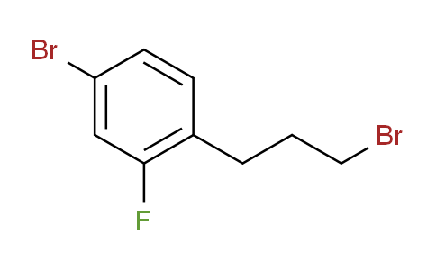 CAS No. 1057678-67-7, 4-Bromo-1-(3-bromopropyl)-2-fluorobenzene