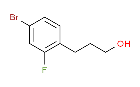 CAS No. 1057671-56-3, 3-(4-Bromo-2-fluorophenyl)propan-1-ol