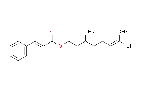 CAS No. 10482-79-8, 3,7-Dimethyloct-6-en-1-yl cinnamate