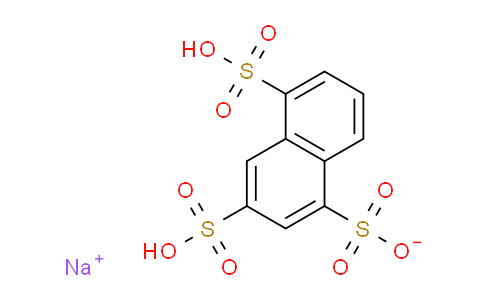 CAS No. 104768-26-5, Naphthalene-1,3,5-trisulfonic acid, sodium salt(1:1)