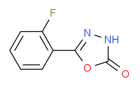 CAS No. 1044766-09-7, 5-(2-Fluorophenyl)-1,3,4-oxadiazol-2(3H)-one
