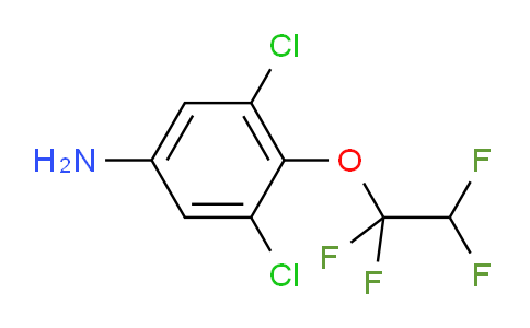 CAS No. 104147-32-2, 3,5-Dichloro-4-(1,1,2,2-tetrafluoroethoxy)aniline