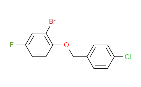 CAS No. 1040075-19-1, 2-Bromo-1-((4-chlorobenzyl)oxy)-4-fluorobenzene