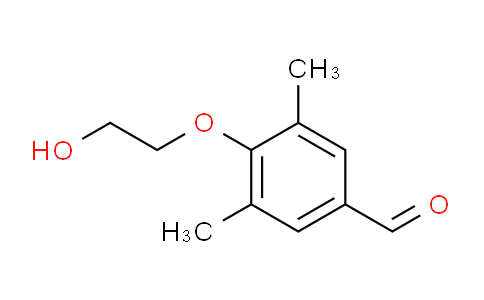 CAS No. 1039948-89-4, 4-(2-Hydroxyethoxy)-3,5-dimethylbenzaldehyde