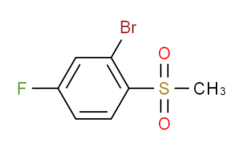 CAS No. 1039744-23-4, 2-Bromo-4-fluoro-1-(methylsulfonyl)benzene