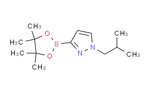CAS No. 1036757-43-3, 1-(2-Methylpropyl)-3-(4,4,5,5-tetramethyl-1,3,2-dioxaborolan-2-yl)-1H-pyrazole