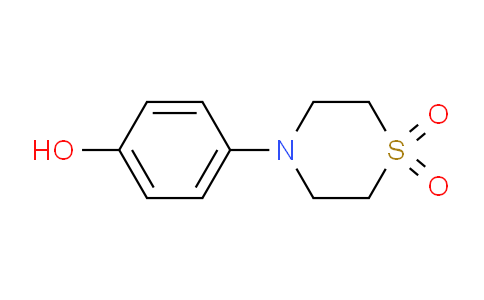CAS No. 103661-13-8, 4-(4-Hydroxyphenyl)thiomorpholine 1,1-dioxide