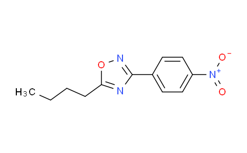 CAS No. 10364-70-2, 5-Butyl-3-(4-nitrophenyl)-1,2,4-oxadiazole