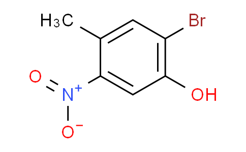 CAS No. 103448-24-4, 2-Bromo-4-methyl-5-nitrophenol