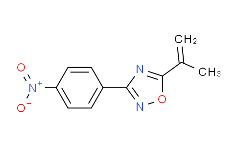 CAS No. 1033202-00-4, 3-(4-Nitrophenyl)-5-(prop-1-en-2-yl)-1,2,4-oxadiazole